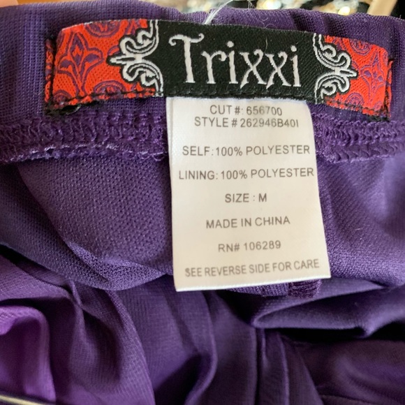 Purple Rhinestone Dress (Juniors) - Picture 4 of 5